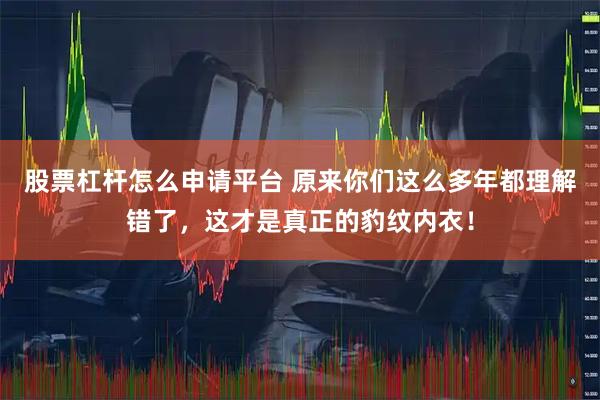 股票杠杆怎么申请平台 原来你们这么多年都理解错了，这才是真正的豹纹内衣！